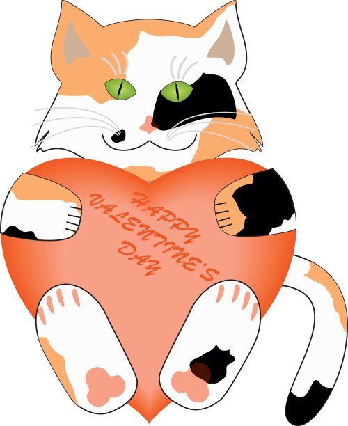 情人节的小猫图片下载
