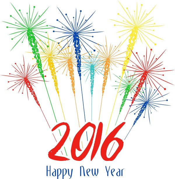 2016年新年烟花佳节背景图片下载