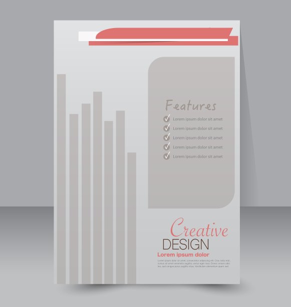 传单模板商业小册子可编辑A4图片下载