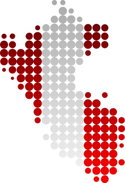 秘鲁地图和国旗图片下载