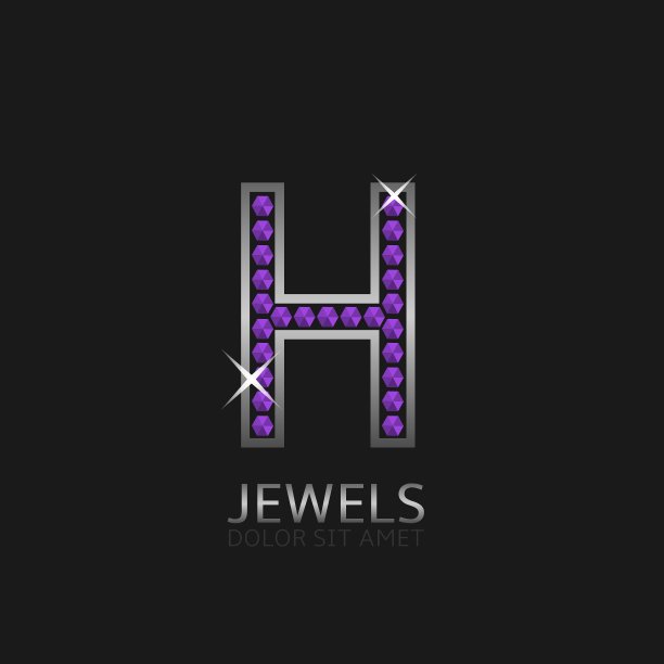 字母H标志图片下载