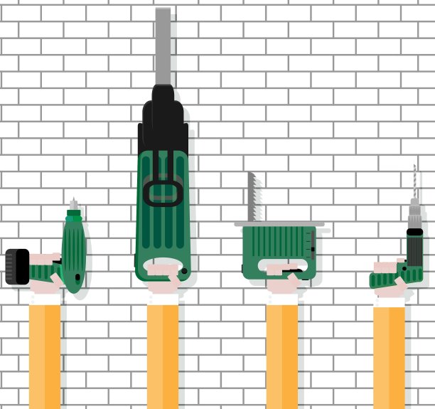 工人手中的工具图片下载