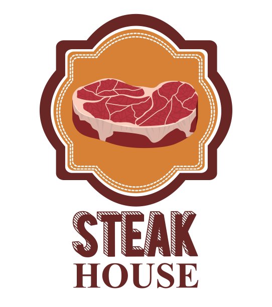 牛排馆设计图片下载