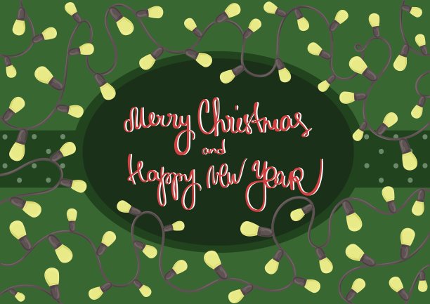 贺年卡模板图片下载