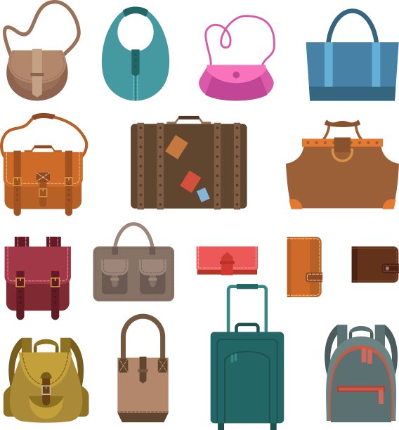 包的颜色图标集图片下载