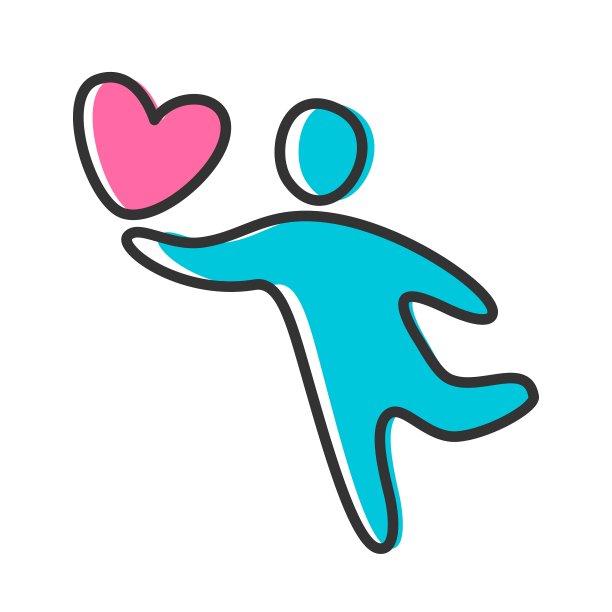 爱的心的人图标图片下载