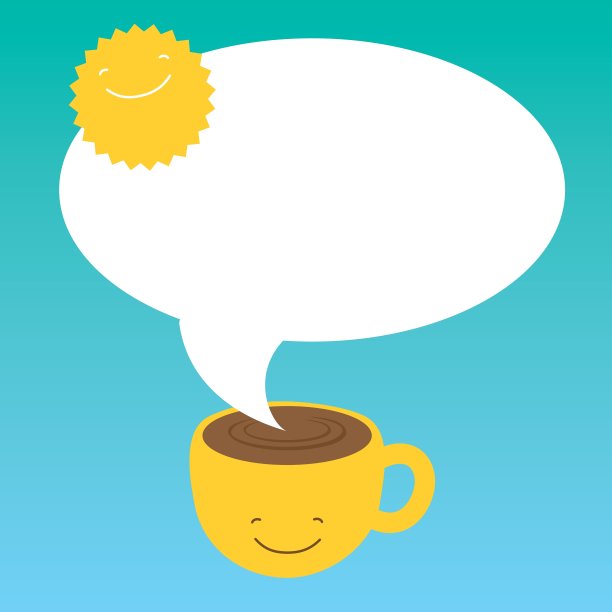 早晨喝咖啡图片下载