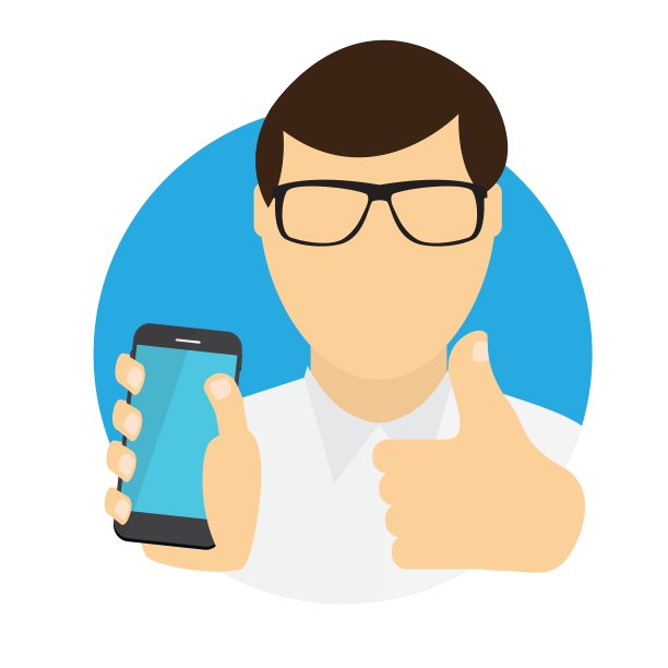 一个拿着手机通讯的男人图片下载