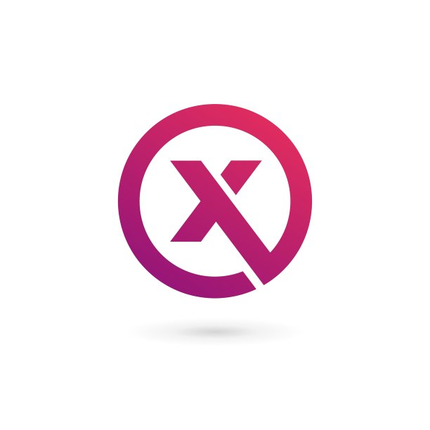 字母X标志图标设计模板元素图片下载