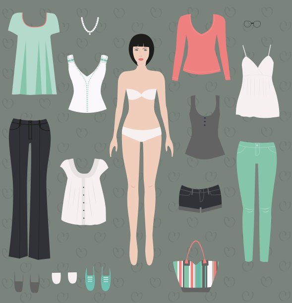 装扮纸娃娃图片下载