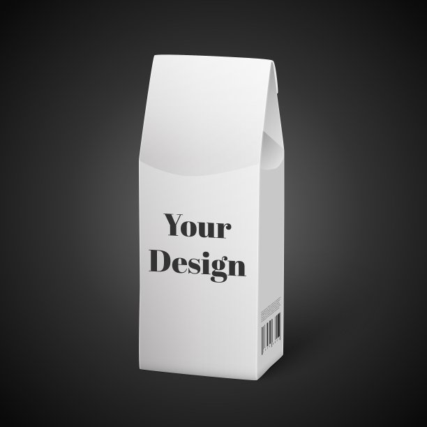 白色包装盒孤立在黑色图片下载