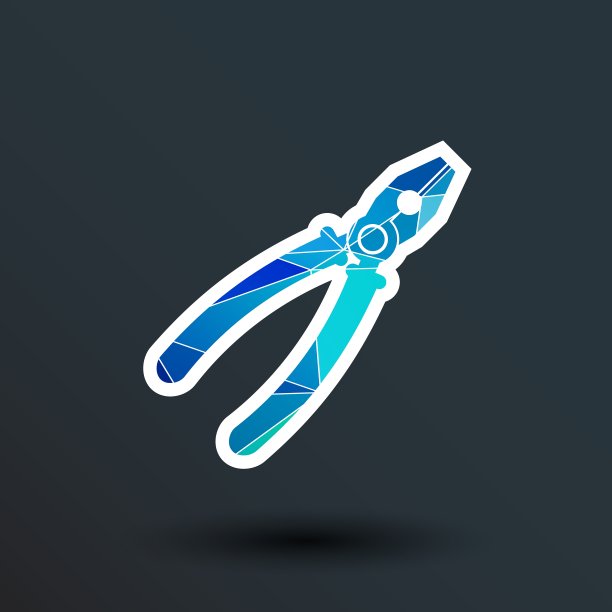钳子图标按钮标志概念图片下载