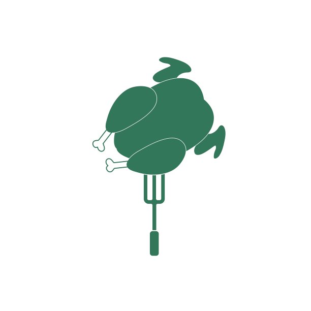 烤鸡图标图片下载