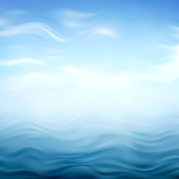 抽象的蓝色波浪背景图片下载