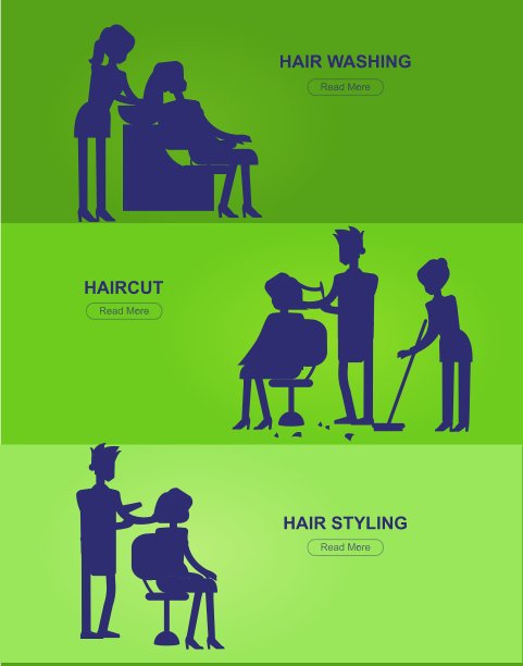 美容院模板图片下载