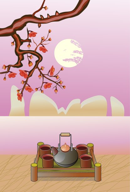 樱花茶道菜单图片下载