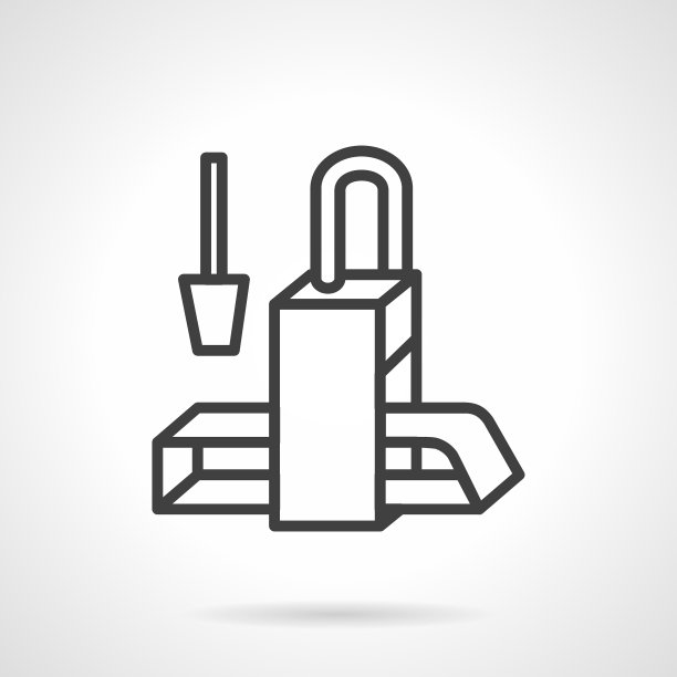 输送机黑线图标图片下载