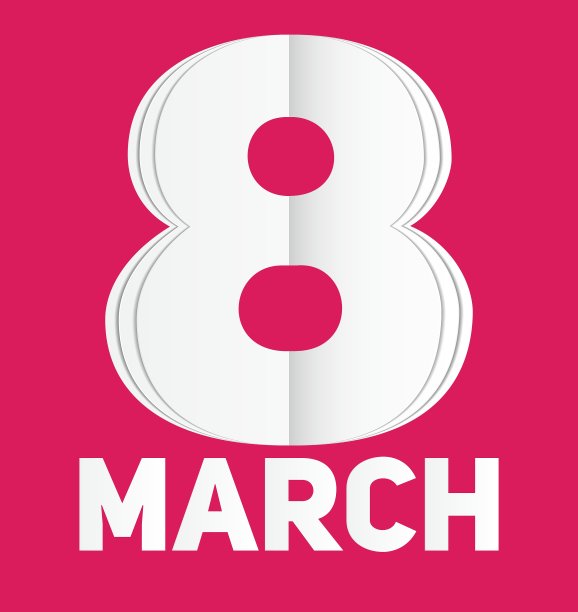 妇女节贺卡三月八日图片下载
