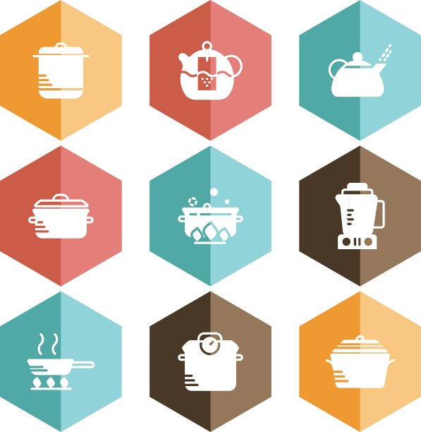 Solid ICONS厨房电器图片下载