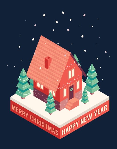 圣诞快乐，新年快乐图片下载