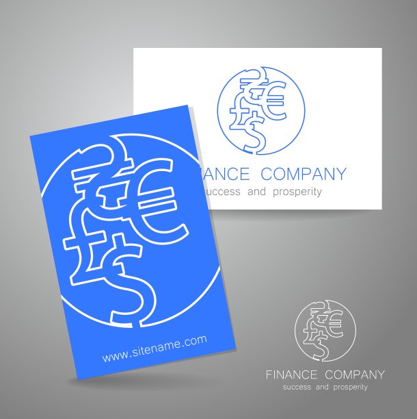 金融公司美元欧元标志标志图片下载