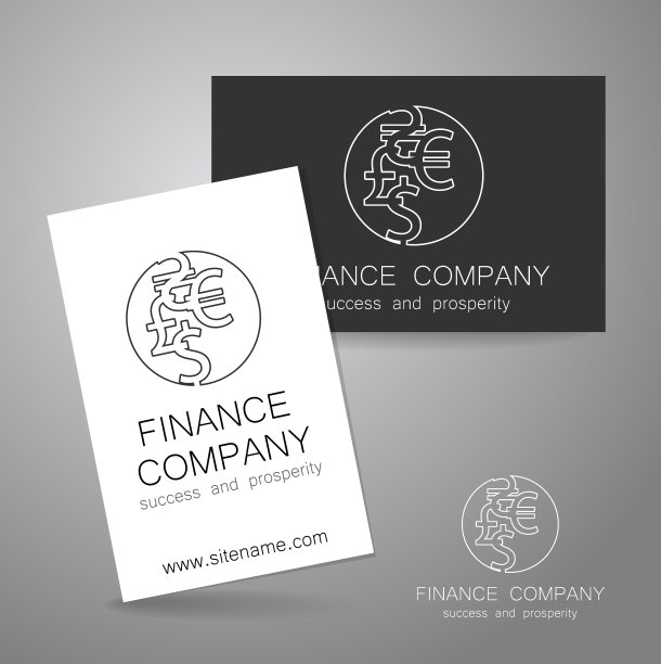 金融公司美元欧元标志标志图片下载