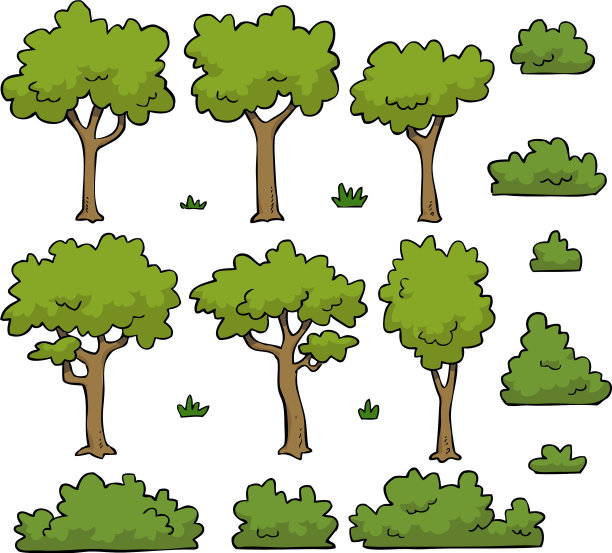 树木和灌木图片下载