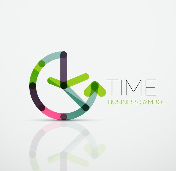抽象的标志概念时间概念或时钟图片下载