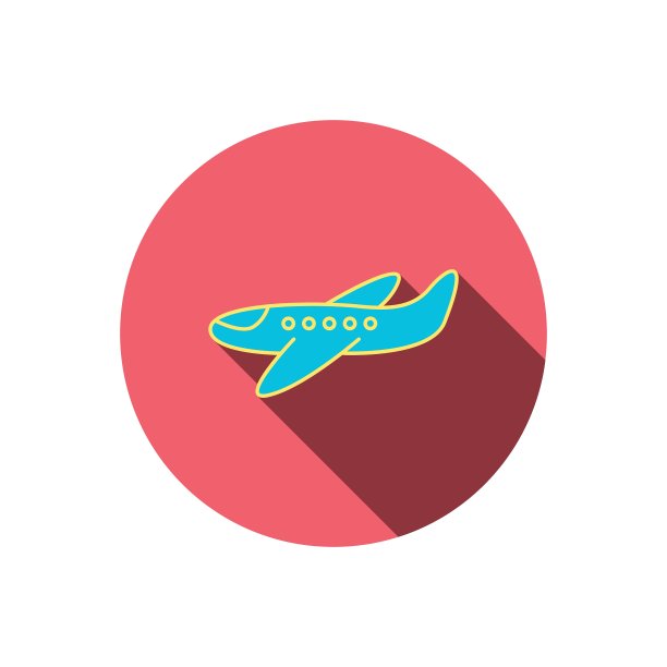 飞机图标飞机旅行标志图片下载