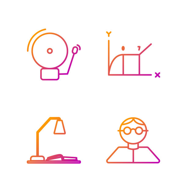 设置直线学生工作场所与台灯和图片下载