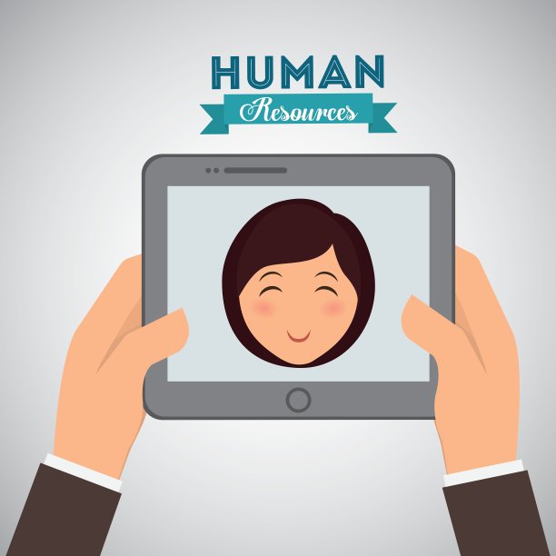 人力资源设计人员图标孤立图片下载