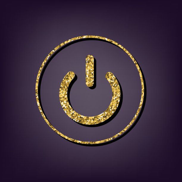 金色风格图标上的人物背景图片下载