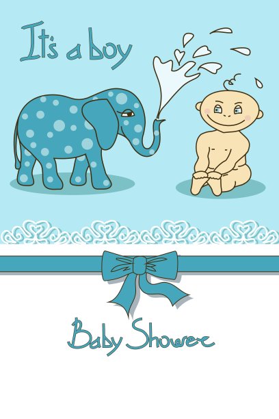 可爱宝宝送礼卡图片下载