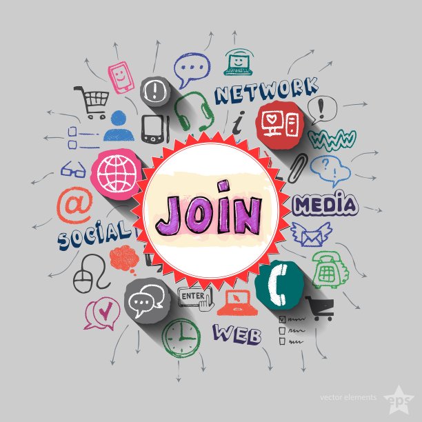 拼贴与图标背景图片下载