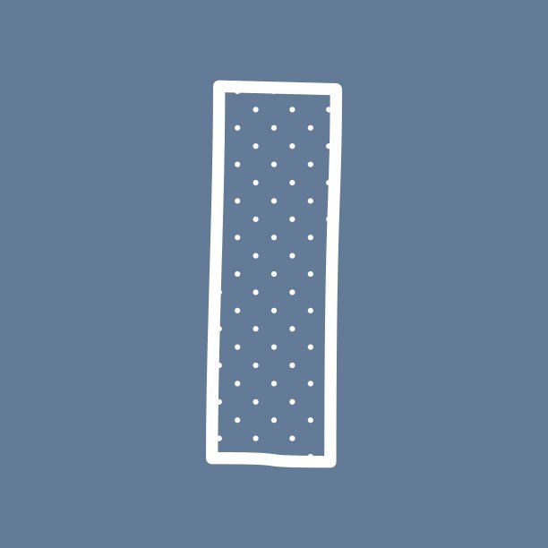 我用白色圆点在蓝色上标出字母图片下载