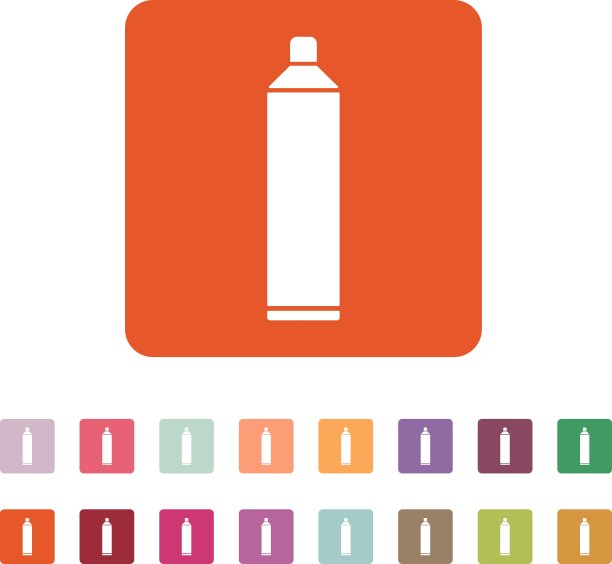 牙齿图标牙膏符号平坦图片下载