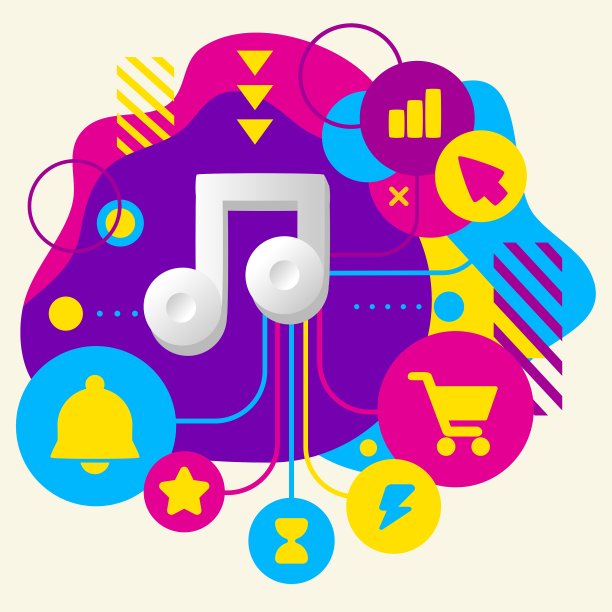 注上抽象彩色斑点背景用图片下载