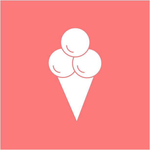 平的冰淇淋图片下载