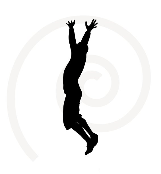 高级登山者剪影图片下载