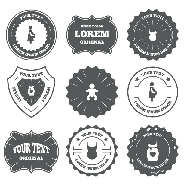 孕妇标志婴儿婴儿怀孕连衣裙图片下载