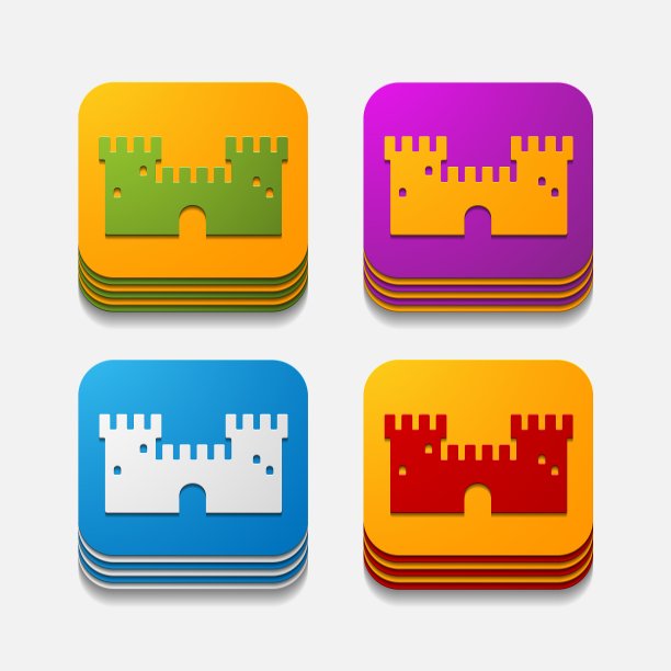 方形按钮堡垒图片下载