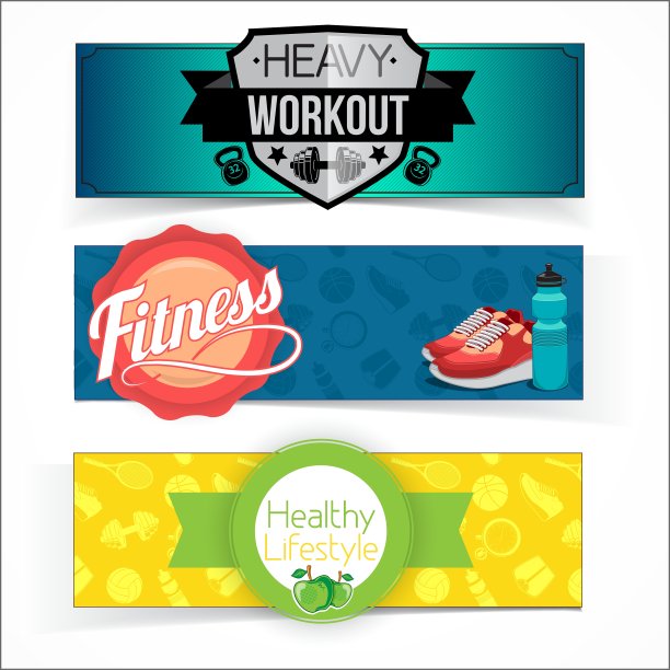 积极的生活方式的横幅图片下载