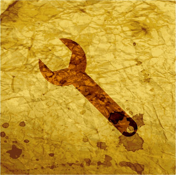 扳手键图标符号平面现代网页设计用图片下载