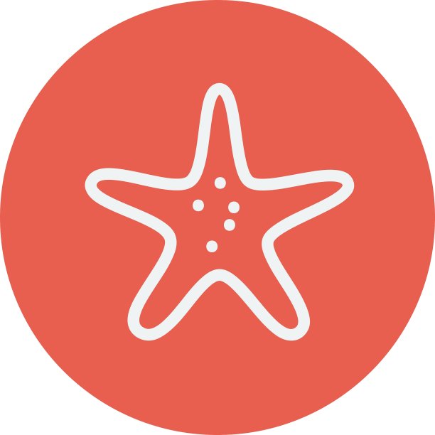 海星细线图标图片下载