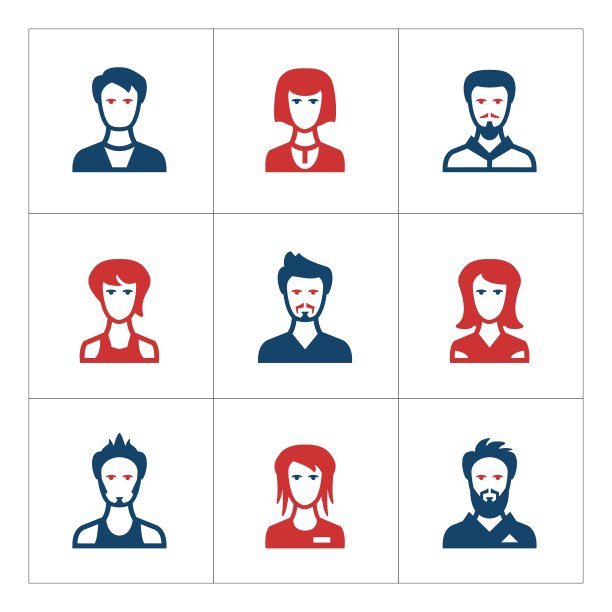 设置人的颜色图标图片下载