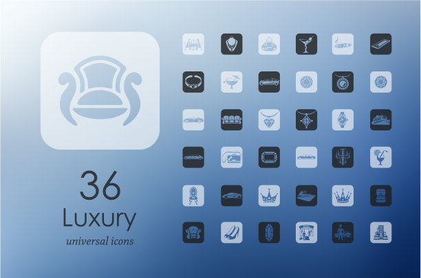 奢华图标套装图片下载