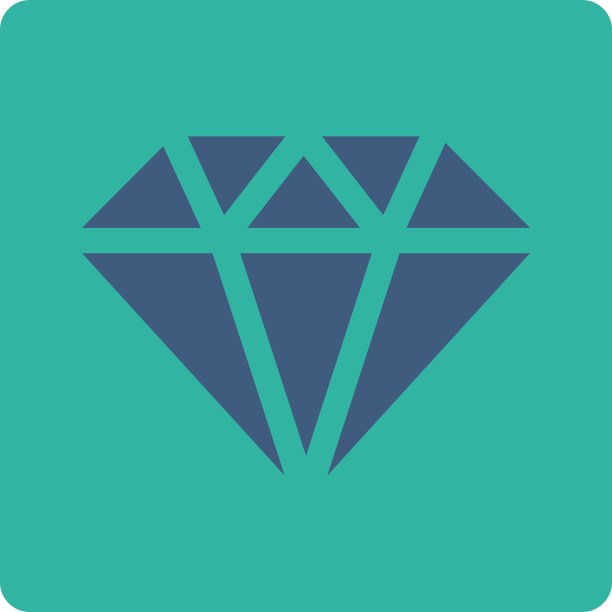 钻石图标从商业按钮OverColor设置图片下载