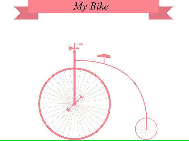 古董自行车图片下载