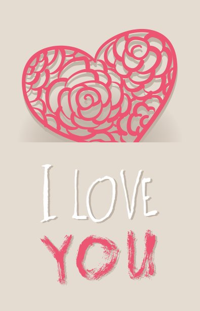 情人节卡片上的心图片下载