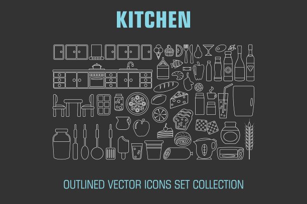 大纲设置烹饪图标图片下载